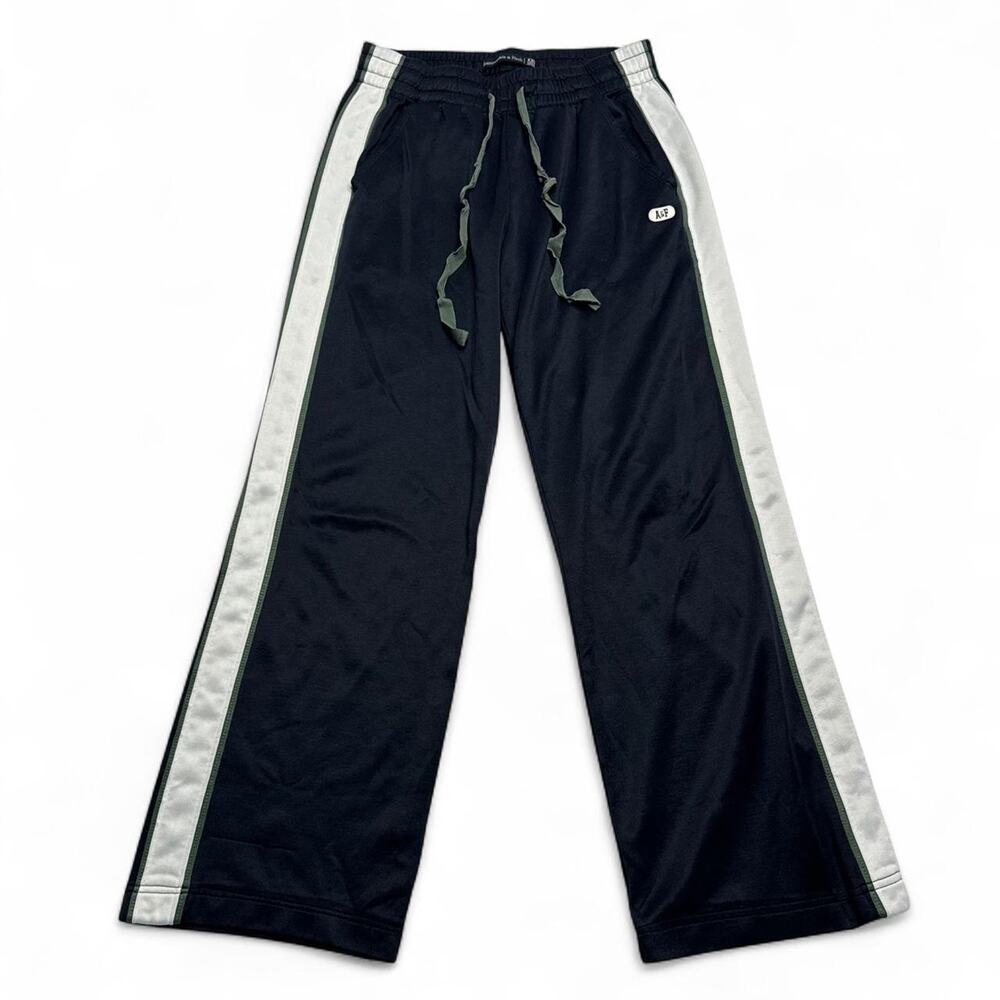 Abercrombie Y2K Vintage 2000s Track Flared LowRise Sweatpants Size XXS Jawstring